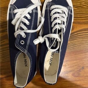 Jenn Ardor Navy Blue Sneakers